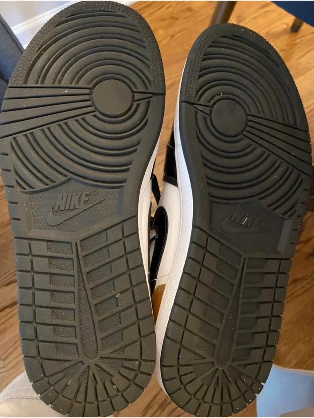 Jordan Shoe Inner Label Tag in White and Black